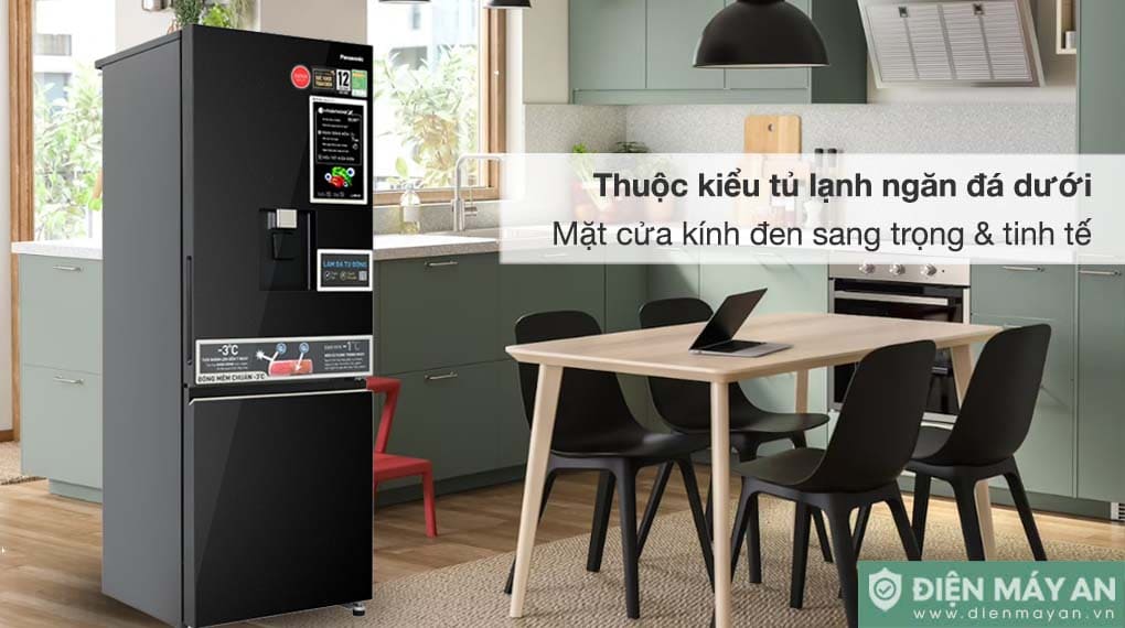 Tủ lạnh Panasonic Inverter 300 lít NR-BV331WGKV